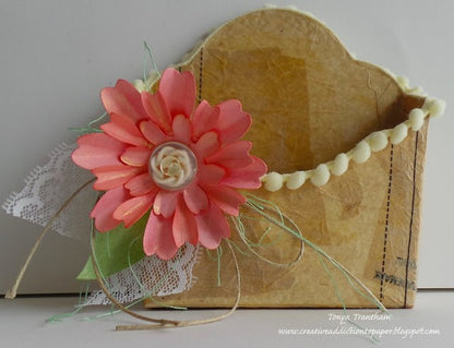 Bigz Flower Pocket / Suaje Cajita de Papas Descontinuado Sizzix