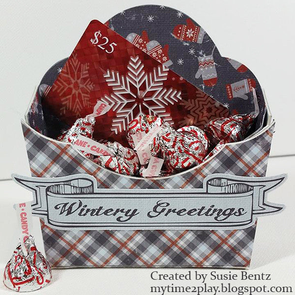 Bigz Flower Pocket / Suaje Cajita de Papas Descontinuado Sizzix