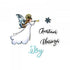 Framelits Die Set w/Stamps Angel / Set de Suajes y Sello Angel Descontinuado Sizzix