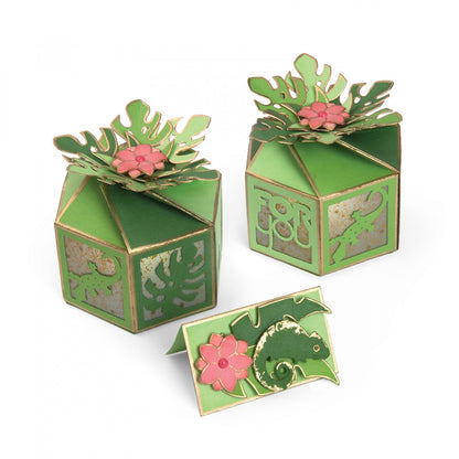 Thinlits Tropicool Twist Box Die / Suaje de Cajita Cierre Torcido Descontinuado Sizzix