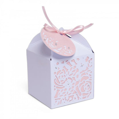Thinlits Dies Decorative Favor Box / Suaje de Cajita de Rosas Descontinuado Sizzix
