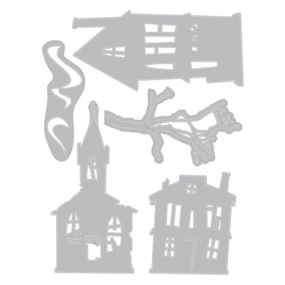 Thinlits Die Set Ghost Town / Suajes de Pueblo Fantasma Descontinuado Sizzix