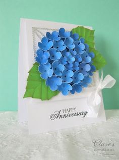 Shapeabilities Die D-Lites Hydrangea / Suaje de Hortensia Descontinuado Spellbinders