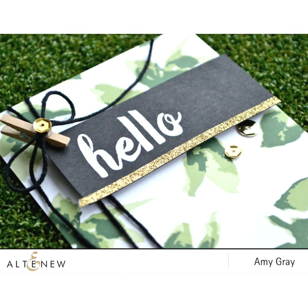 Calligraphy Alpha Stamps Set / Sellos Alfabeto Caligrafía Descontinuado Altenew