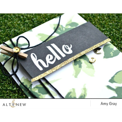 Calligraphy Alpha Stamps Set / Sellos Alfabeto Caligrafía Descontinuado Altenew