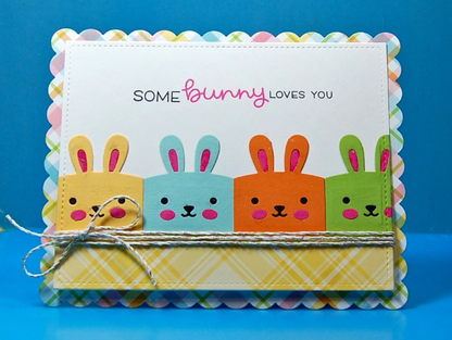 Tiny Gift Box Bunny Add-On Die / Suaje de Cajita de Conejito Descontinuado Lawn Fawn