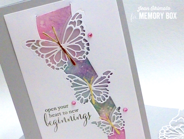 Potenza Butterfly Trio Die / Suaje de Corte Trio de Mariposas Monarcas Descontinuado Memory Box