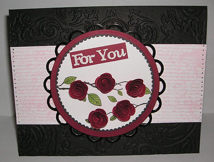 Leafy Branch Globe Rubber Stamp / Sello de Goma Rama en Círculo Descontinuado Memory Box