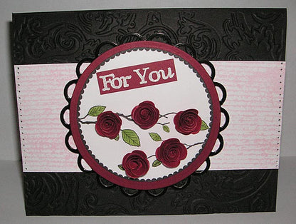 Leafy Branch Globe Rubber Stamp / Sello de Goma Rama en Círculo Descontinuado Memory Box