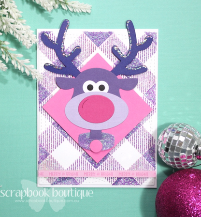 Brad the Reindeer Die / Suaje de Corte de Reno Descontinuado Cheery Lynn Designs
