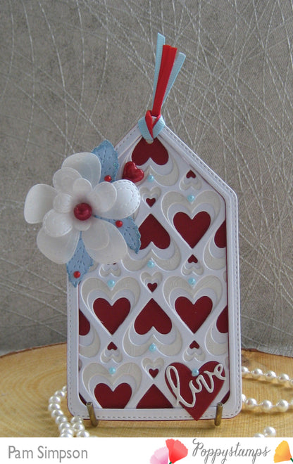 Stitched Bloom Trio Die / Suaje de Corte Trio Flores Descontinuado Poppy Stamps