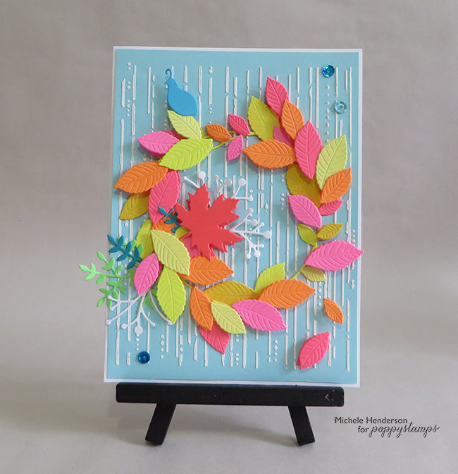 Viola Leaves Die / Suaje de Corte de Hojas Descontinuado Poppy Stamps