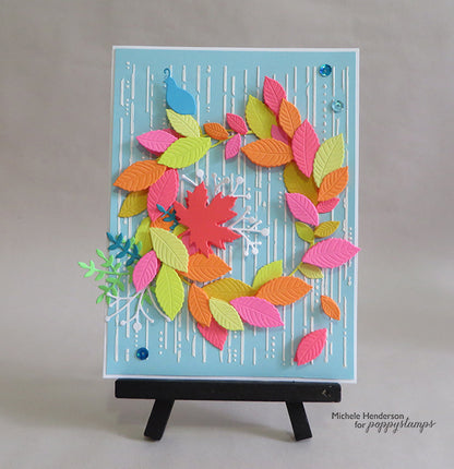 Viola Leaves Die / Suaje de Corte de Hojas Descontinuado Poppy Stamps