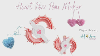Heart Pom Pom Makers / Herramienta Para Crear Pompones Herramientas We R Memory Keepers