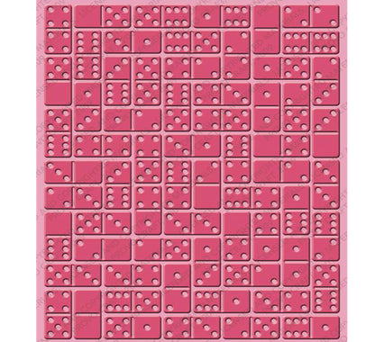 Dominos Embossing Folder / Folder de Grabado Dominó Descontinuado Cuttlebug