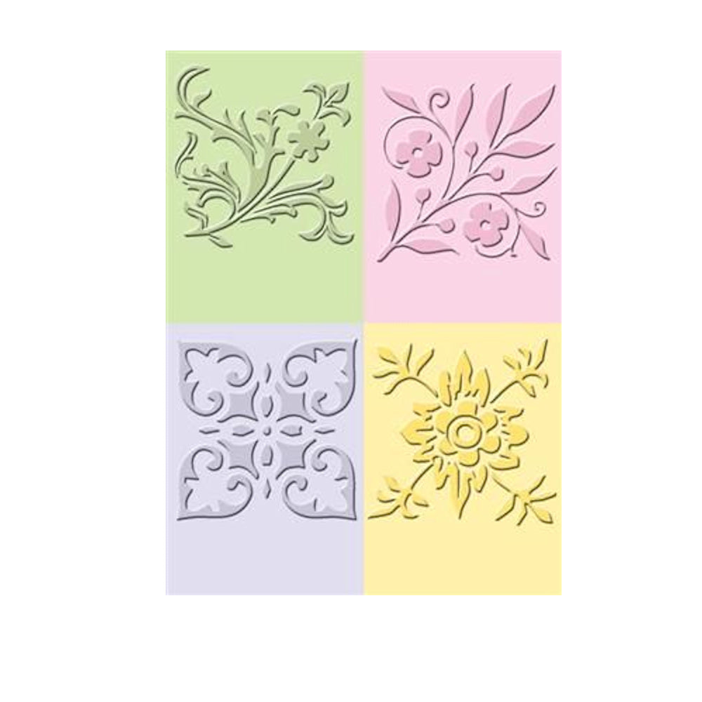 Embossing Folder Fancy Corners / Folder de Grabado Esquinas Elegantes Descontinuado Cuttlebug