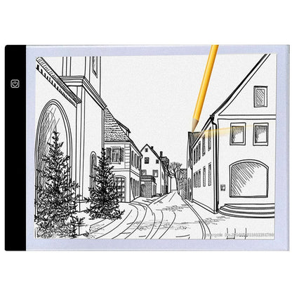 A4 Ultra-thin Portable LED Light Box / Caja de Luz Led para Trazar Dibujos Descontinuado Sannysis