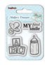 First Smile Clear Stamps  / Sellos de Polímero Bebé Descontinuado Scrapberry&