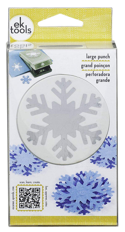 Large Snowflake Punch / Perforadora de Copo de Nieve Gde. Descontinuado Ek Success