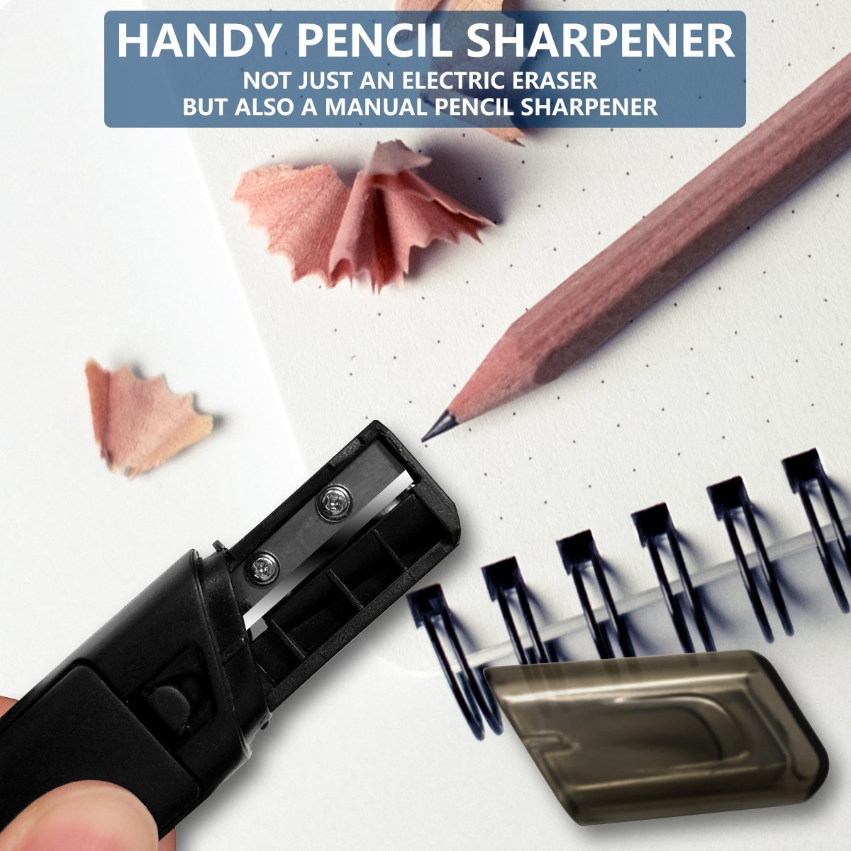 Erasing Sharpener / Goma Eléctica Para Borrar Descontinuado Costech