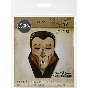 Thinlits Dies By Tim Holtz 8 Pkg Vampire / Suaje de Vampiro Descontinuado Sizzix
