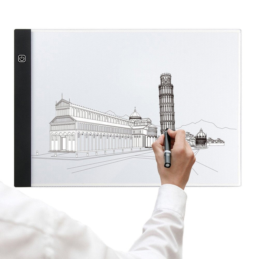 A4 Ultra-thin Portable LED Light Box / Caja de Luz Led para Trazar Dibujos Descontinuado Sannysis