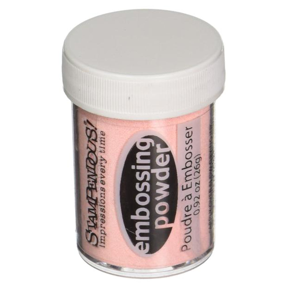 Blushing Pink Opaque Embossing Powder / Polvo de Realce Rosa Pastel Opaco Descontinuado Stampendous