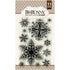 Snowflakes Stamps / Sellos de Polímero de Copos de Nieve Descontinuado BoBunny