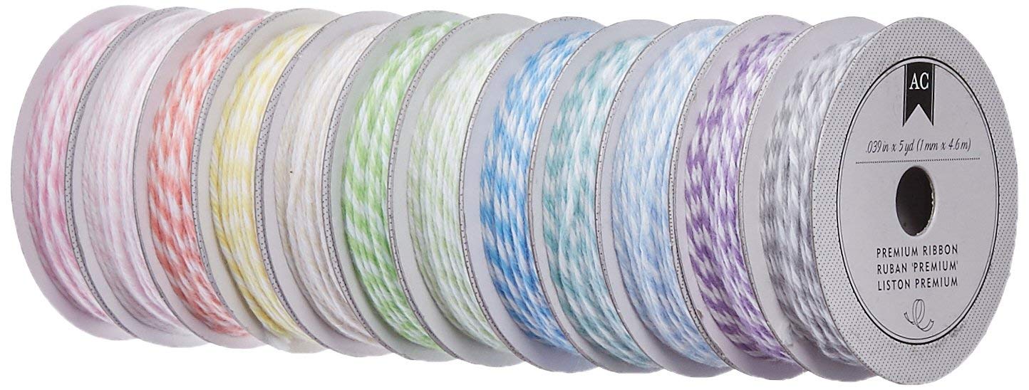 Bakers Twine Pastels / Hilo Twine Pasteles Descontinuado American Crafts