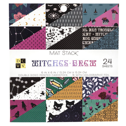 Witches Brew Paper Pad / Block De Papel de Halloween Descontinuado DCWV