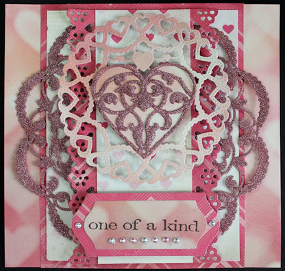 Sweethearts Edger Die / Suaje de Borde con Corazones Dados de Corte / Suajes / Troqueles Cheery Lynn Designs