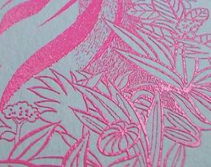 Fluorescent Tickled Pink Embossing Powder / Polvo de Embossing Rosa Fosforescente 1 Descontinuado Wow!