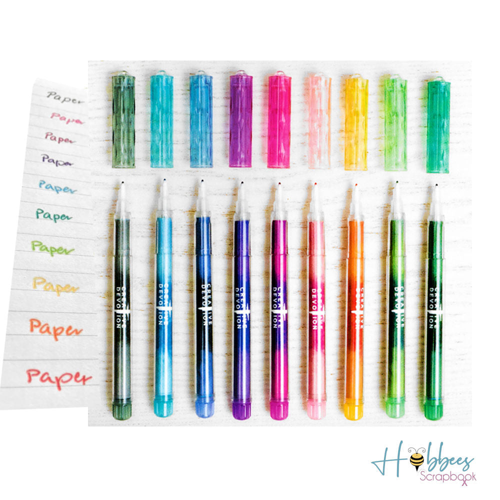 Fineliner Pen Set / 9 Bolígrafos Punta Fina Descontinuado Creative Devotion