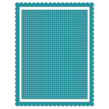 Card Front Stitch Grid Revolution Die / Suajes Cuadrícula de Puntadas Dados de Corte / Suajes / Troqueles We R Memory Keepers