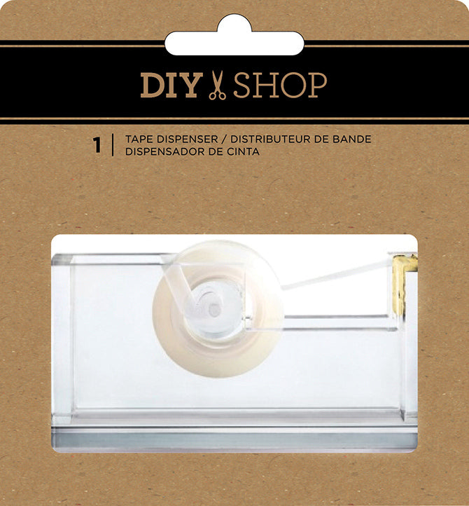 Tape Dispenser Gold / Dispensador de Cinta Adhesiva Descontinuado American Crafts
