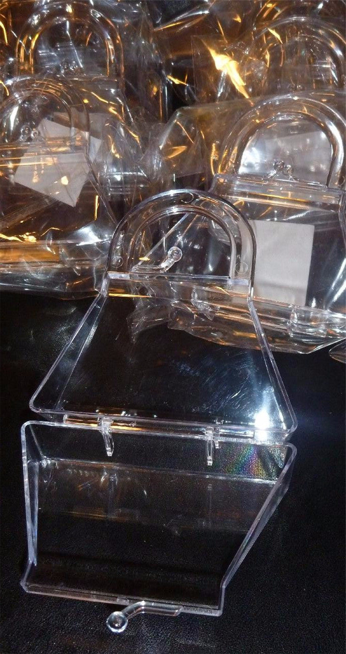Mini Purse Clear Box / 5 Mini Bolsitas de Acrílico Descontinuado Darice