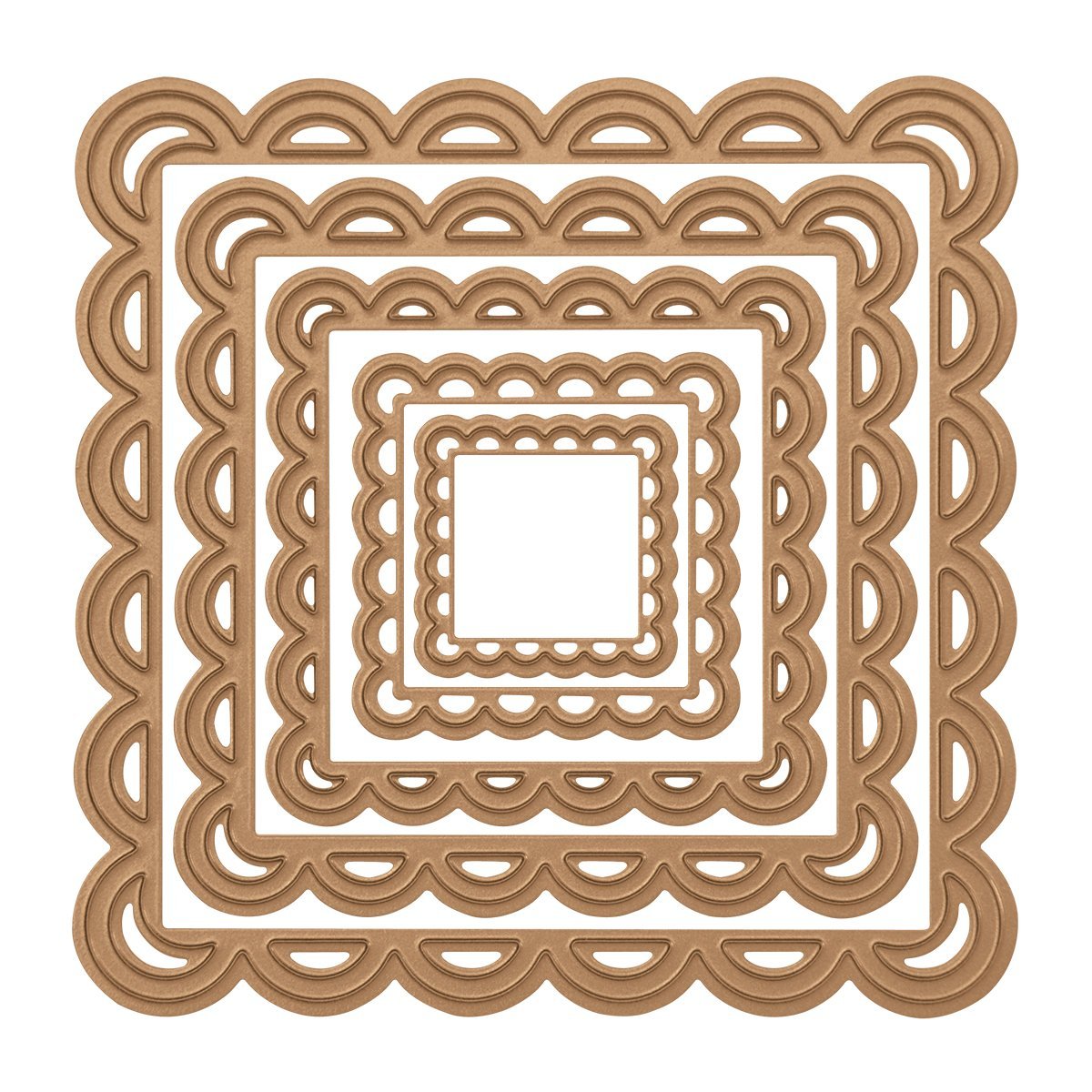 Lacy Squares Dies and Emboss / Suaje y Realce Cuadrados con Encajes Descontinuado Spellbinders