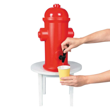 Firefighter Party Hydrant Drink Dispenser / Dispensador de Bebidas DESCONTINUADO Novelty