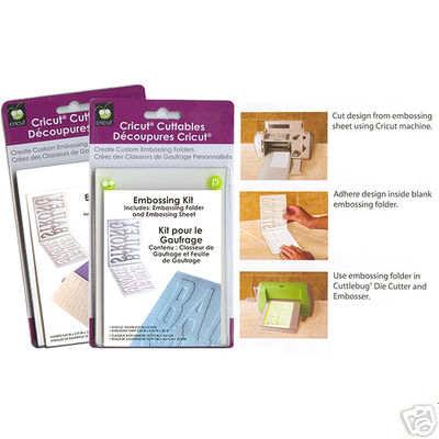 Embossing Kit / Kit Para Hacer Folder de Grabado Personalizado Folders de Grabado Cricut