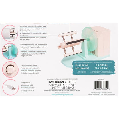 Spin It Pro Tumbler Turner / Vaso Tornero Rotatorio Spin It Herramientas We R Memory Keepers