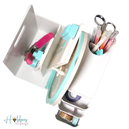 Combo Rack Organizer / Organizador Blanco para Escritorio Descontinuado American Crafts