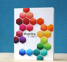 Hexagons Cut and Emboss Dies  / Suajes de Corte y Realce Hexágonos Descontinuado Spellbinders