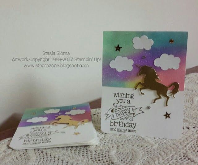 Unicorn Fantasy Dies / Suajes de Unicornio Descontinuado Spellbinders