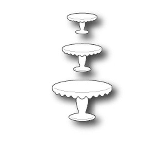Scalloped Cake Stand Die / Suaje de Corte Base para Pasteles de Onditas Dados de Corte / Suajes / Troqueles Memory Box