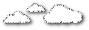 Stitched Cloud Trio Die / Suaje de Corte Nubes Descontinuado Memory Box