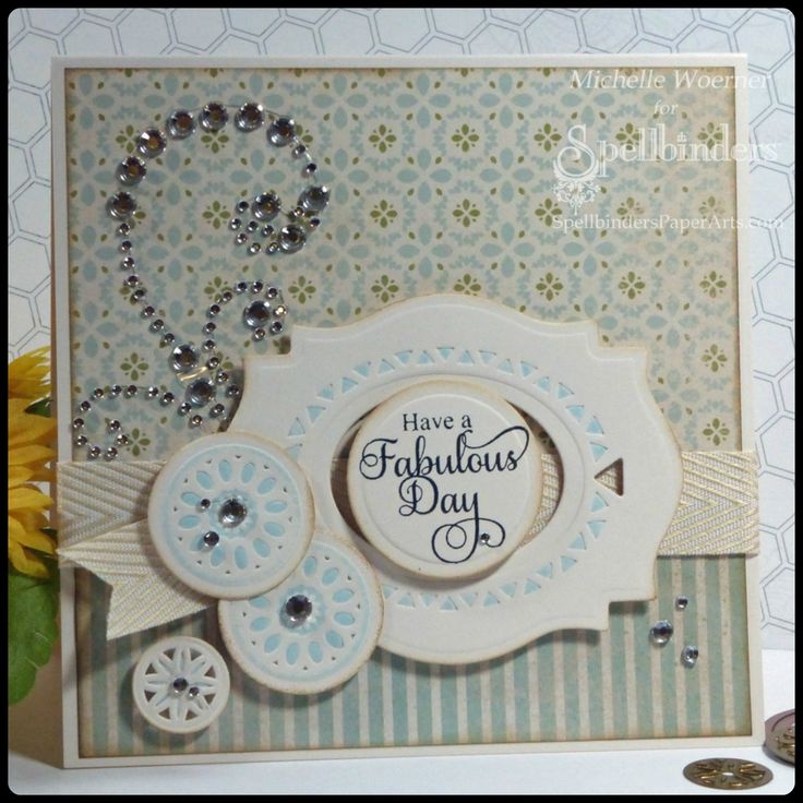 Shapeabilities Dies Gold Facets / Suaje y Realce Faceteados Descontinuado Spellbinders