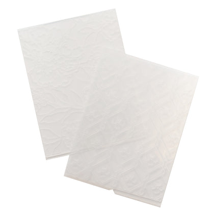Maggie Holmes Embossing Folders / Folders de Grabado Flores y Enrejado Descontinuado We R Memory Keepers