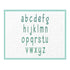 Smooth Lowercase Die / Suaje de Abecedario Descontinuado Couture Creations