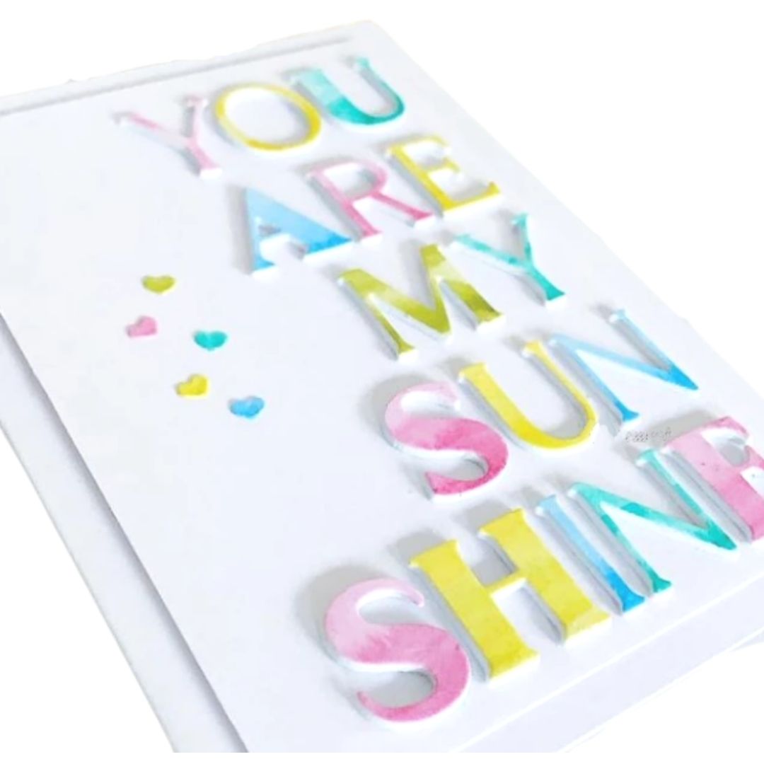 Suajes de Letras Mayúsculas