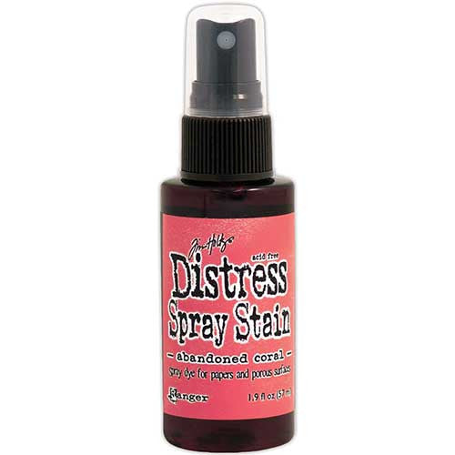 Distress Abandoned Coral Spray Stain / Tinta en Spray Coral Descontinuado Ranger